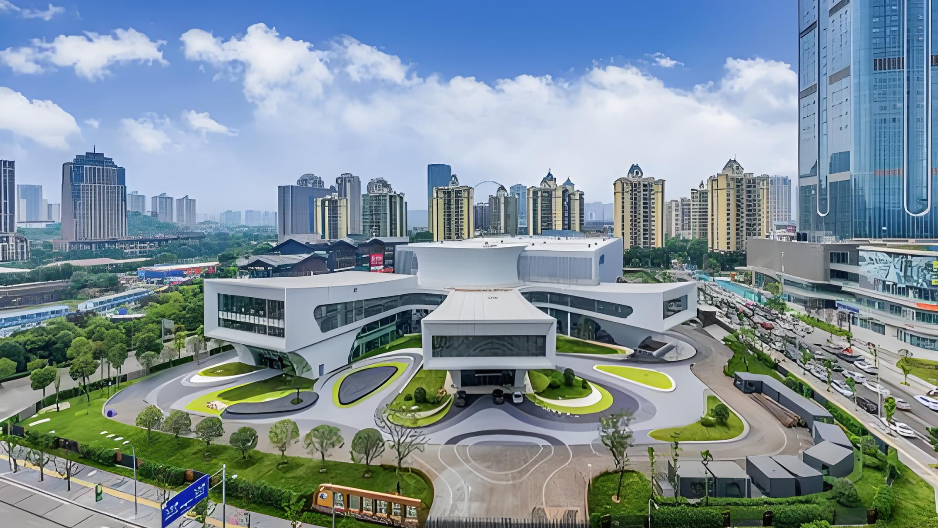 数字孪生商业园区场景案例